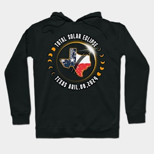 texas solar eclipse Hoodie